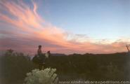 Desert Sunset on Horseback